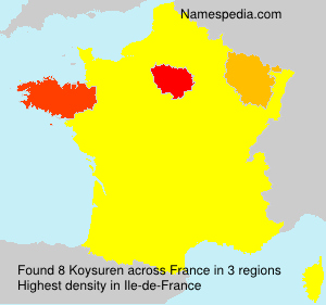 Surname Koysuren in France Surname Koysuren in France