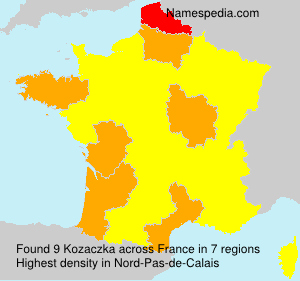 Surname Kozaczka in France Surname Kozaczka in France