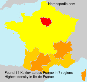 Surname Kozlov in France Surname Kozlov in France