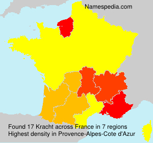 Surname Kracht in France Surname Kracht in France