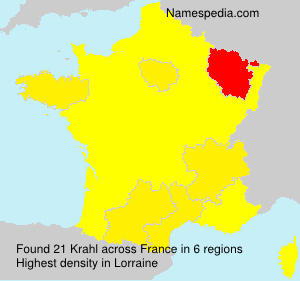 Surname Krahl in France Surname Krahl in France