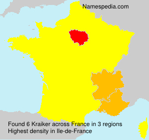 Surname Kraiker in France Surname Kraiker in France