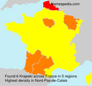 Surname Krajeski in France Surname Krajeski in France