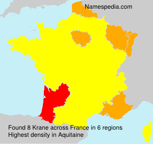 Surname Krane in France