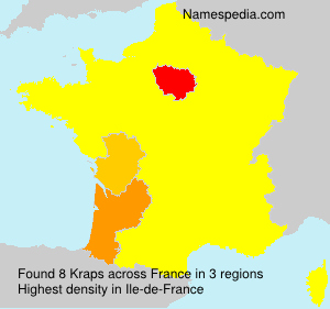 Surname Kraps in France Surname Kraps in France