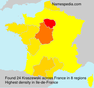 Surname Kraszewski in France Surname Kraszewski in France