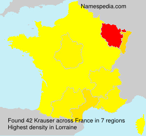 Surname Krauser in France Surname Krauser in France
