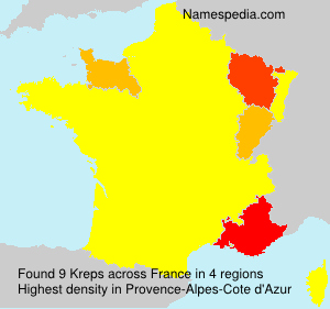 Surname Kreps in France Surname Kreps in France