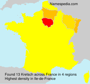 Surname Kretsch in France Surname Kretsch in France