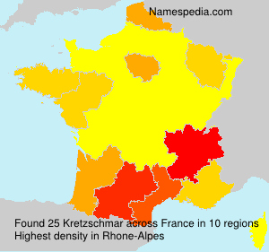 Surname Kretzschmar in France Surname Kretzschmar in France
