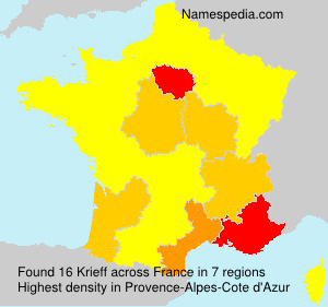 Surname Krieff in France Surname Krieff in France