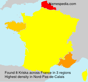 Surname Kriska in France Surname Kriska in France