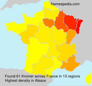 Surname Kromer in France Surname Kromer in France