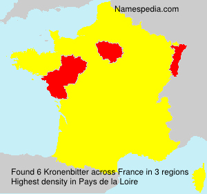 Surname Kronenbitter in France Surname Kronenbitter in France