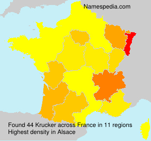Surname Krucker in France Surname Krucker in France