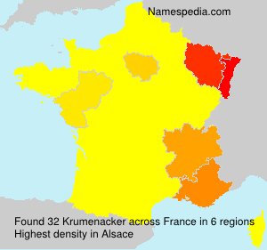 Surname Krumenacker in France Surname Krumenacker in France