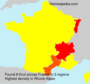 Surname Krut in France Surname Krut in France