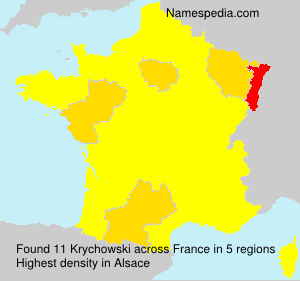Surname Krychowski in France Surname Krychowski in France