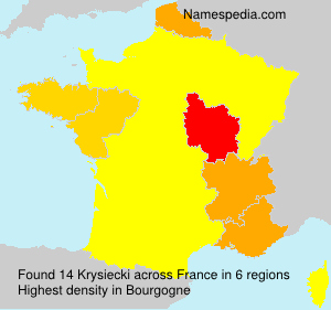 Surname Krysiecki in France Surname Krysiecki in France