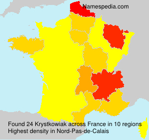 Surname Krystkowiak in France Surname Krystkowiak in France