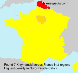 Surname Krzymanski in France Surname Krzymanski in France