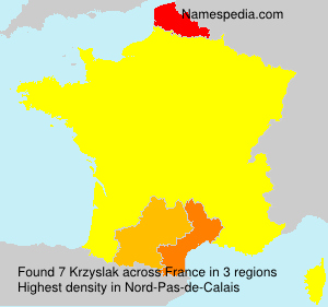 Surname Krzyslak in France Surname Krzyslak in France