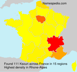 Surname Ksouri in France Surname Ksouri in France