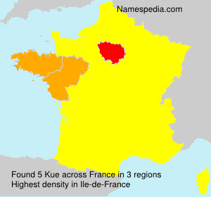 Surname Kue in France Surname Kue in France