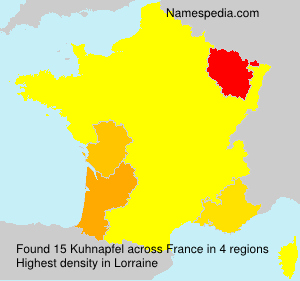 Surname Kuhnapfel in France Surname Kuhnapfel in France