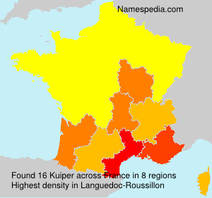 Surname Kuiper in France Surname Kuiper in France