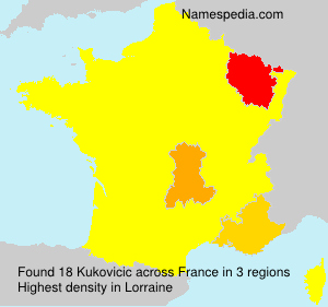 Surname Kukovicic in France Surname Kukovicic in France