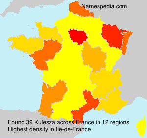 Surname Kulesza in France Surname Kulesza in France