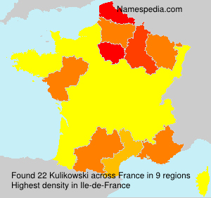 Surname Kulikowski in France Surname Kulikowski in France