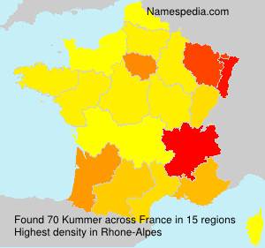 Surname Kummer in France Surname Kummer in France