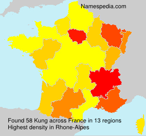 Surname Kung in France Surname Kung in France