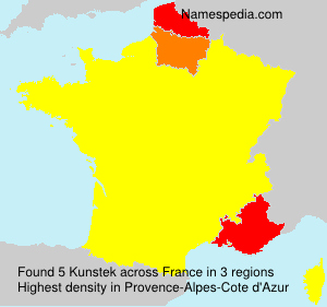 Surname Kunstek in France Surname Kunstek in France