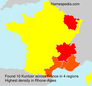 Surname Kuntzer in France Surname Kuntzer in France