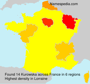 Surname Kurowska in France Surname Kurowska in France