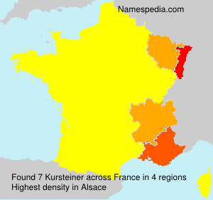 Surname Kursteiner in France Surname Kursteiner in France