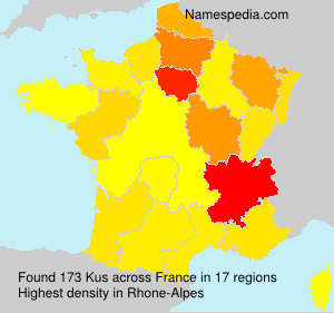 Surname Kus in France Surname Kus in France