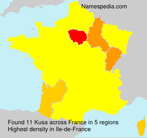 Surname Kusa in France Surname Kusa in France