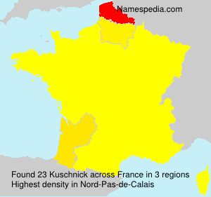 Surname Kuschnick in France Surname Kuschnick in France