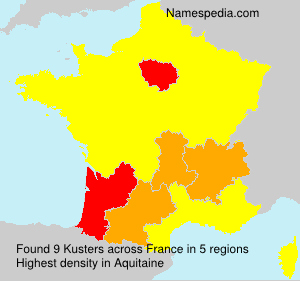 Surname Kusters in France Surname Kusters in France