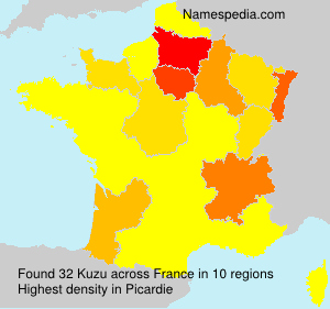 Surname Kuzu in France Surname Kuzu in France