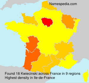 Surname Kwiecinski in France Surname Kwiecinski in France