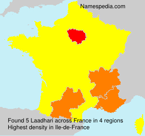 Surname Laadhari in France Surname Laadhari in France