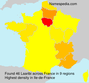 Surname Laaribi in France Surname Laaribi in France