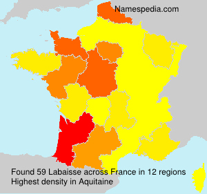 Surname Labaisse in France Surname Labaisse in France