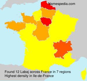 Surname Labaj in France Surname Labaj in France
