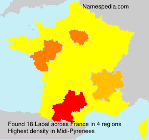 Surname Labal in France Surname Labal in France